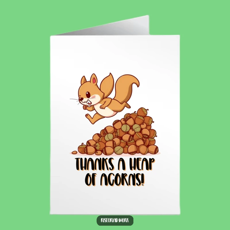 Free Printable Thank You Card: Squirrels Gratitude Climb - Downloadable Appreciation Gift!