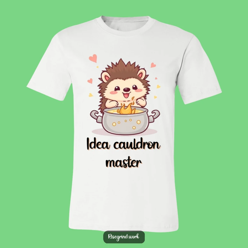 Funny Hedgehog Inspiration Tee - Hilarious Shirt for Creative Minds